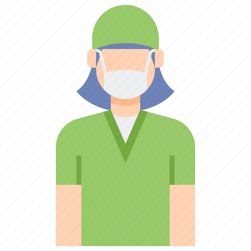 Doctor, female, professions, surgeon icon - Download on Iconfinder