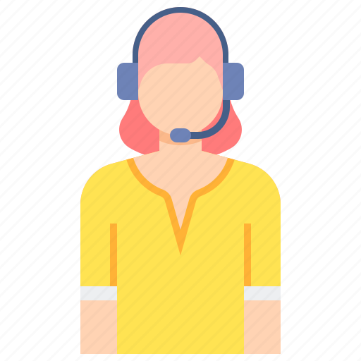 Agent, female, support, tech icon - Download on Iconfinder