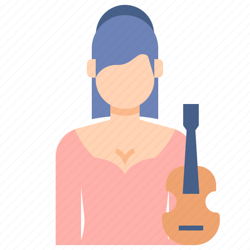 Female, music, musician, professions icon - Download on Iconfinder