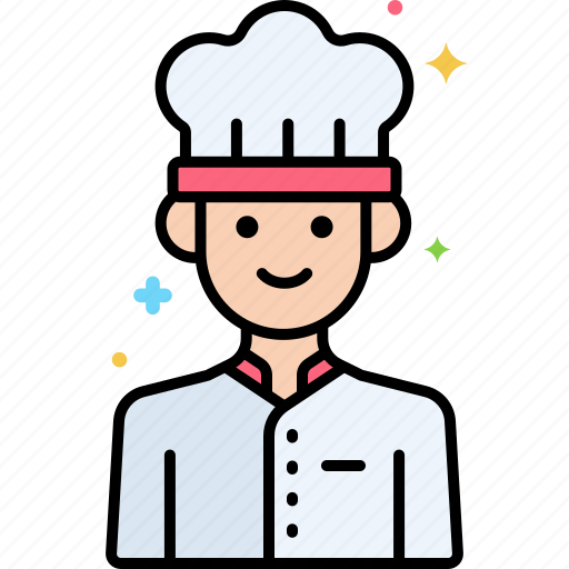Chef, cooking, male, professions icon - Download on Iconfinder