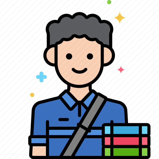 College, male, student icon - Download on Iconfinder