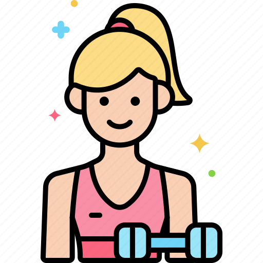 Female, fitness, trainer icon - Download on Iconfinder