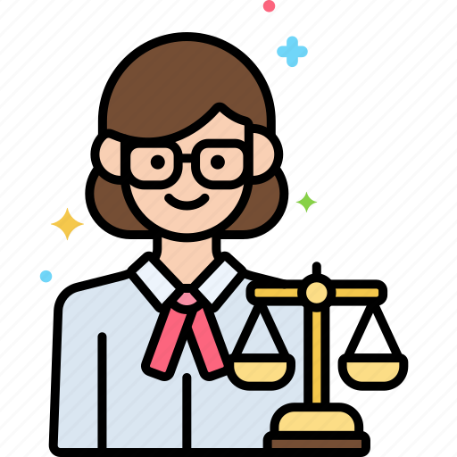 Female, law, lawyer, professions icon - Download on Iconfinder
