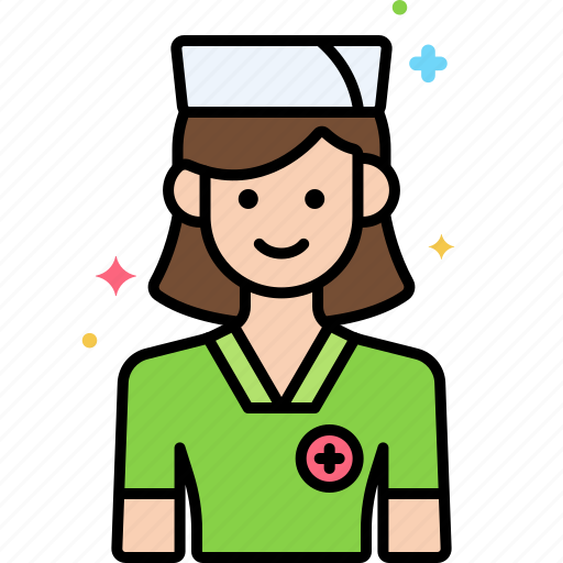 Female, nurse, professions icon - Download on Iconfinder