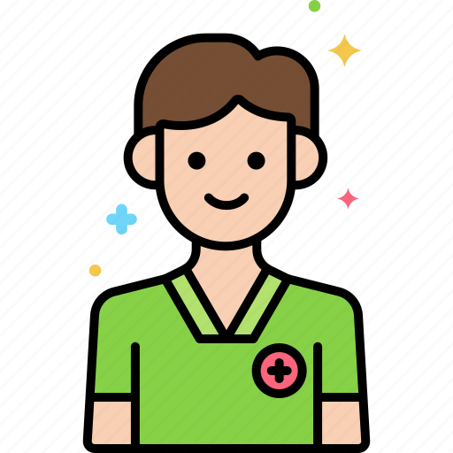 Male, nurse, professions icon - Download on Iconfinder