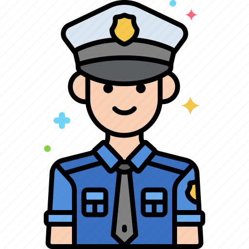 Man, police, policeman, professions icon - Download on Iconfinder