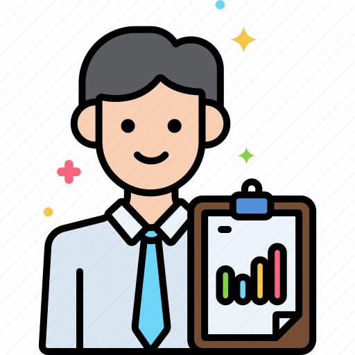 Analyst, male, research icon - Download on Iconfinder