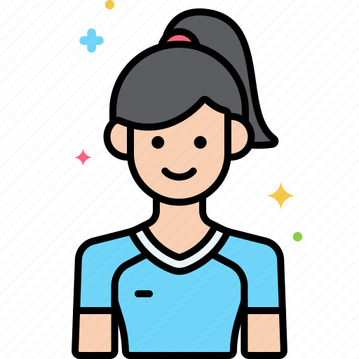 Athlete, professions, sportswoman, woman icon - Download on Iconfinder