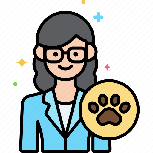 Animal, female, professions, veterinarian icon - Download on Iconfinder