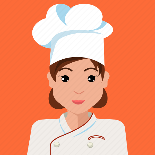 Chef, cook, user, woman, avatar, profile icon - Download on Iconfinder