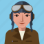 aviator, flying, man, user, avatar, person 