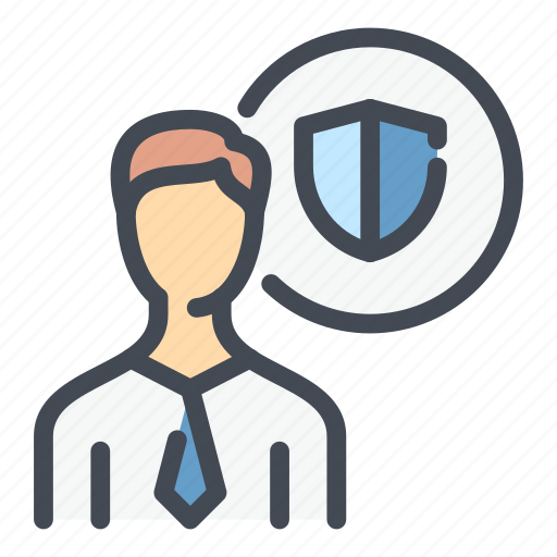 Profile, user, account, shield, safety, protection, security icon - Download on Iconfinder