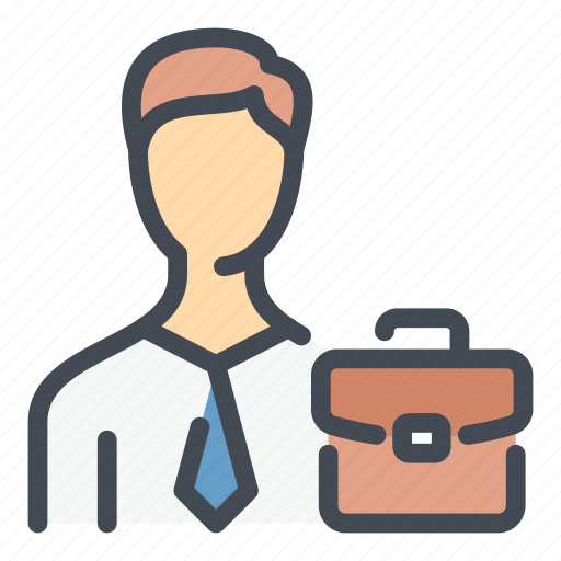 People, profile, user, account, briefcase, portfolio, job icon - Download on Iconfinder