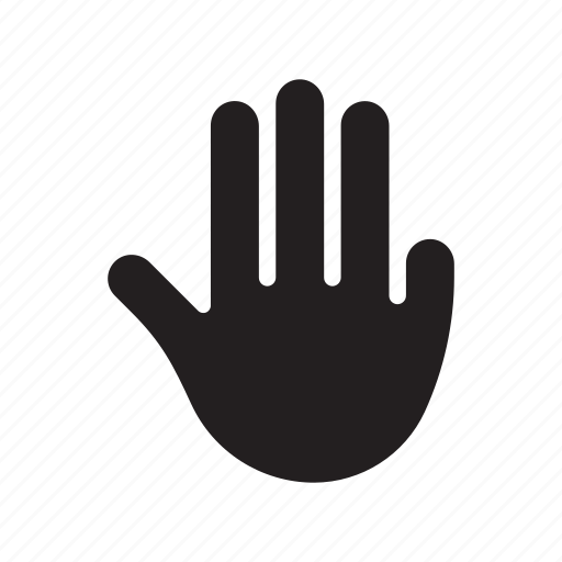 Four, hand, middle finger, ring finger, thumb, index finger icon - Download on Iconfinder