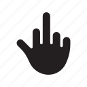 finger, fuck off, middle, middle finger, rude, rude gesture, up yours