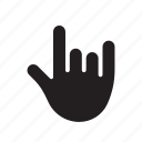 fan, hand, metal, music, rock, rock icon, rock sign