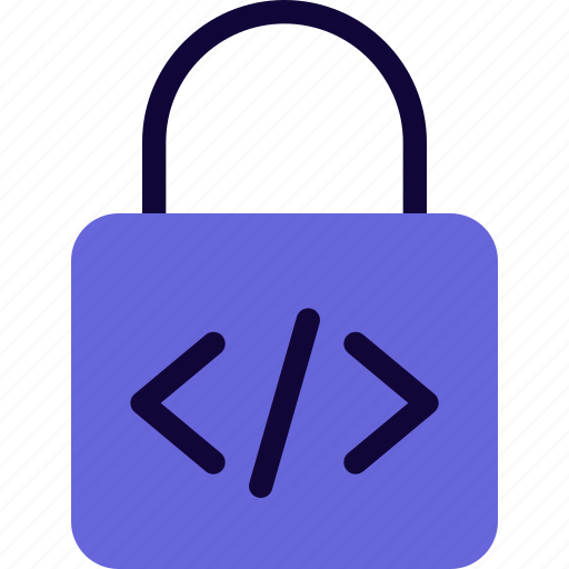 Lock, programing, password, language icon - Download on Iconfinder