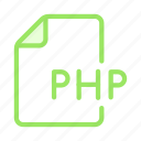coding, document, files, php, programming 