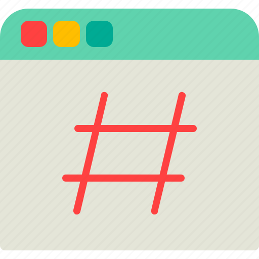 Hashtag, media, network, social, trend icon - Download on Iconfinder