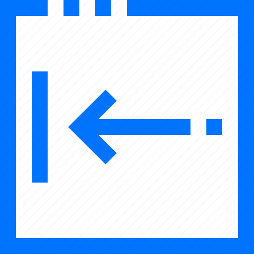Arrow, left, navigation, programming, push, tab icon - Download on Iconfinder