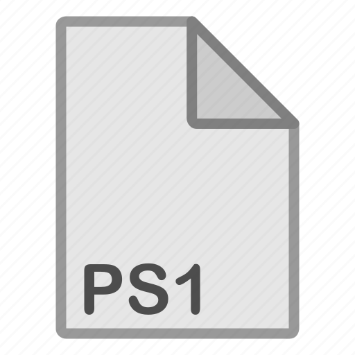 Extension, file, format, hovytech, programming, ps1, type icon - Download on Iconfinder