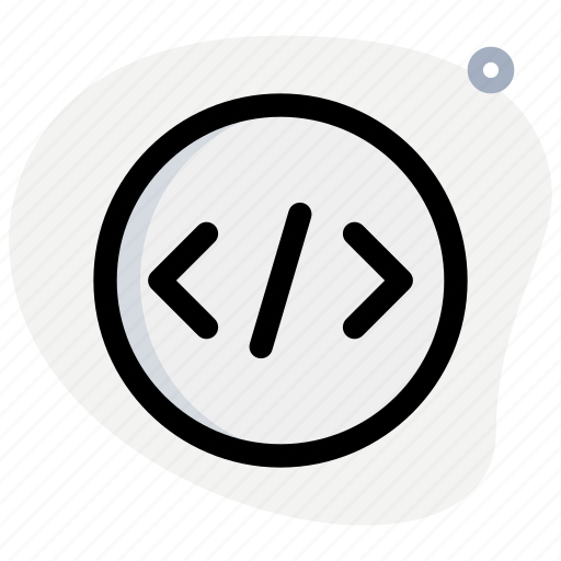 Circle, slash, parenthesis, programing icon - Download on Iconfinder