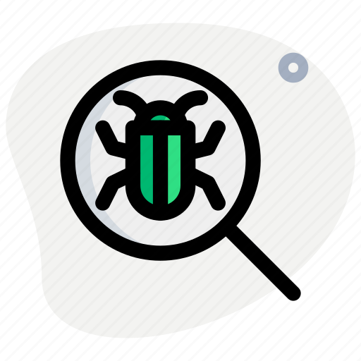 Search, bug, programing, magnifier icon - Download on Iconfinder