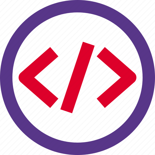 Circle, slash, coding, programming icon - Download on Iconfinder