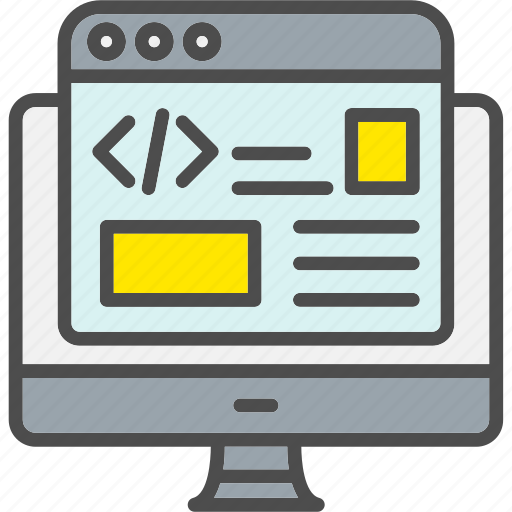 Backoffice, coding, developer, html, website icon - Download on Iconfinder