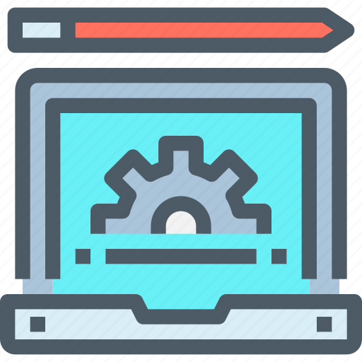 Computer, develop, development, gear, process, programming icon - Download on Iconfinder