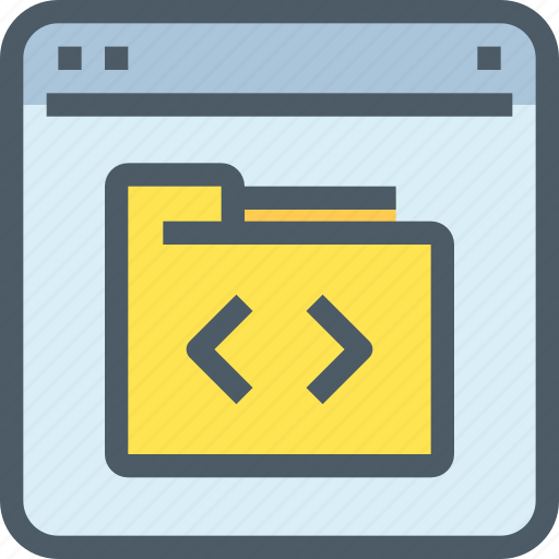Browser, coding, develop, development, document, folder icon - Download on Iconfinder