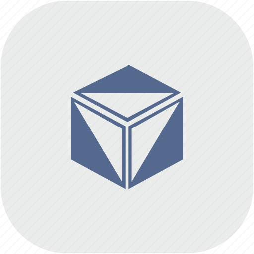 Box, cube, figure, gray, model, rounded, square icon - Download on Iconfinder