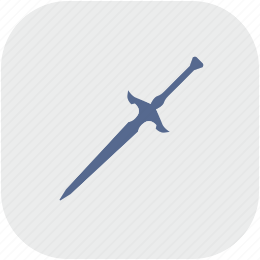Blade, gray, knife, rounded, square, sword, weapon icon - Download on Iconfinder