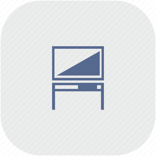 Gray, monitor, plazma, rounded, set, square, table icon - Download on Iconfinder