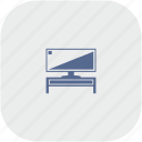 gray, plazma, rounded, screen, set, tv, wide