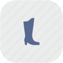 boots, gray, lady, rounded, shoe, square, woman
