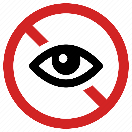Ban, dont see, eye off, forbidden, hidden, invisible, prohibited icon - Download on Iconfinder