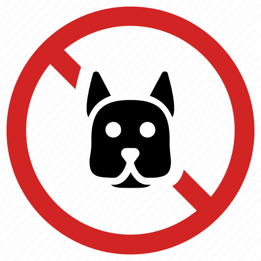 Animal prohibited, ban sign, dog, forbidden, no puppy, prohibition icon - Download on Iconfinder