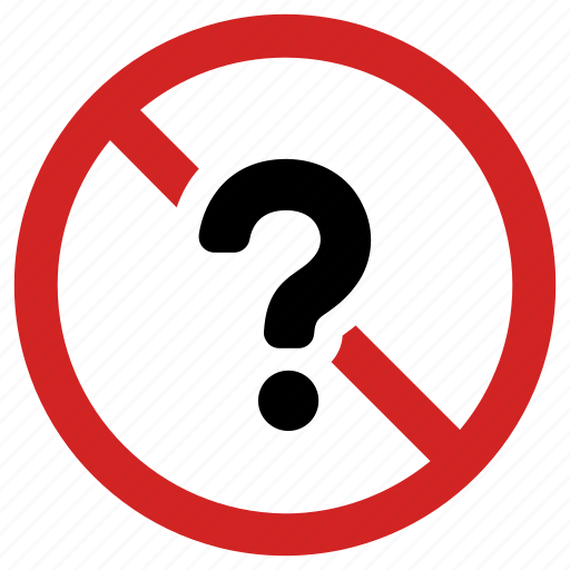 Asking, banned, blocked, forbidden, no question, prohibited, restricted icon - Download on Iconfinder