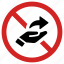 charity, forbidden, give, no donation, prohibited, prohibition, stop sign 
