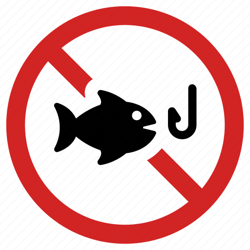 Download Banned, forbidden, no fishing, prohibited, prohibition icon