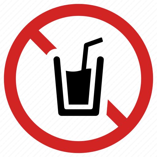 Ban beverage, drink, no glass, prohibited, prohibition sign, water forbidden icon - Download on Iconfinder