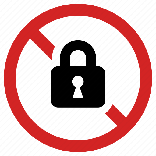 Banned, blocked, locked, no access, protected, sign icon - Download on Iconfinder