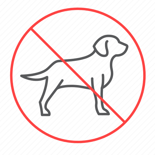 Dog, no, prohibition, forbidden, pet, animal, ban icon - Download on Iconfinder