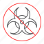 no, biohazard, prohibition, forbidden, ban, radioactive, danger 