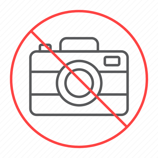 No, camera, prohibition, forbidden, photography, ban, photo icon - Download on Iconfinder