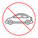 no, car, parking, prohibition, forbidden, transportation, vehicle, ban