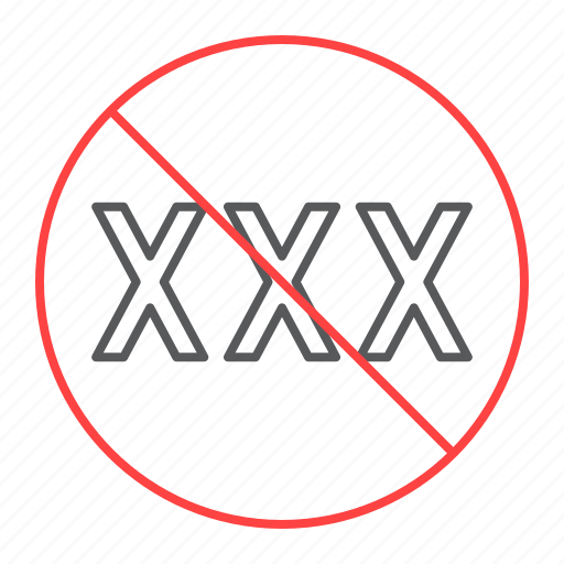 No, xxx, porn, prohibition, forbidden, ban, adult icon - Download on Iconfinder