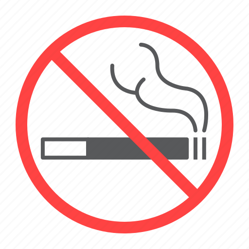 No, smoking, prohitibion, forbidden, cigarette, ban, smoke icon - Download on Iconfinder