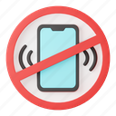 no, smartphone, phone, silent, noisy, prohibition, forbidden, sign